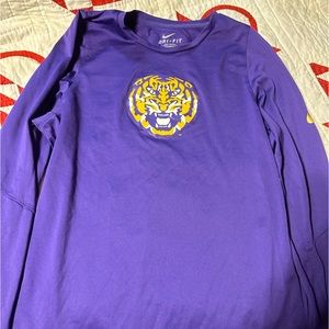 Nike dri-fit long sleeve LSU shirt